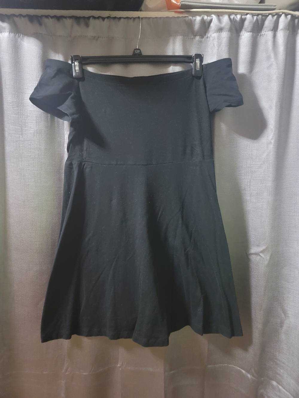 Old Navy Black Off-Shoulder Mini Dress
